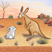 Kati the Kangaroo and Friend