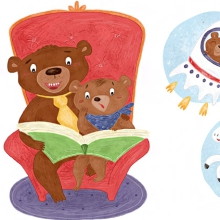Little Bear Story Reading with Dad