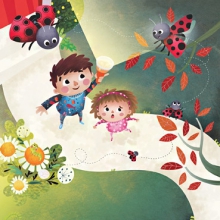 Kids and Ladybirds